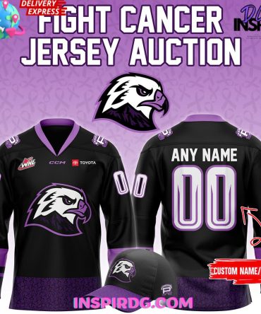 Portland Winterhawks Fight Cancer 2025 Jersey