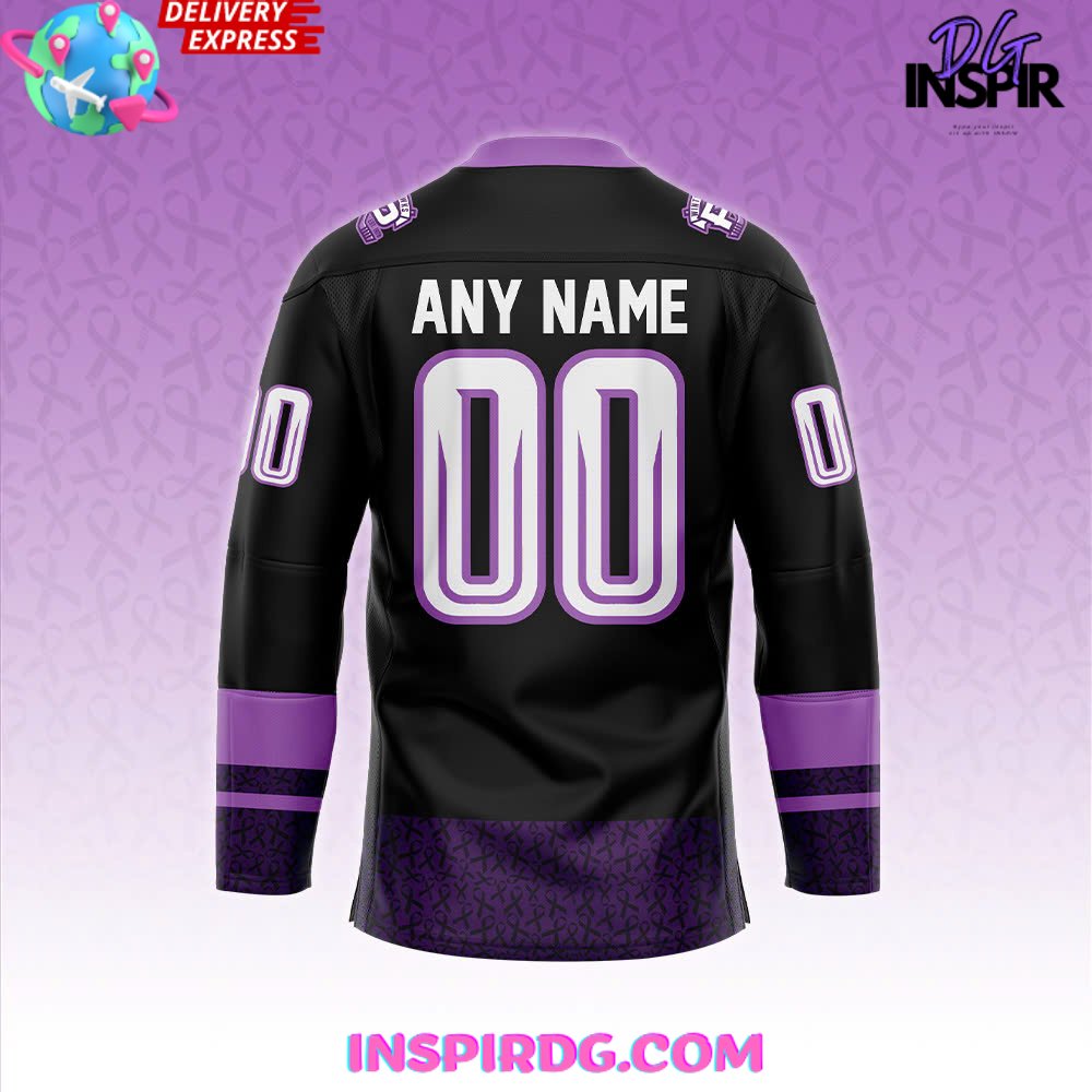 Portland Winterhawks Fight Cancer 2025 Jersey - Image 3