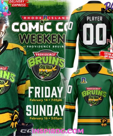 Providence Bruins Comic Con Weekend Limited Edition Hockey Jersey