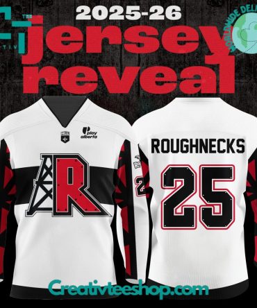 Calgary Roughnecks 2025-26 Season Special New White Hockey Jersey
