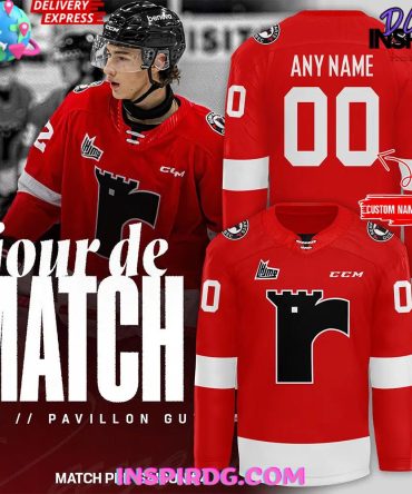 Quebec Remparts 2024 Red Hockey Jersey