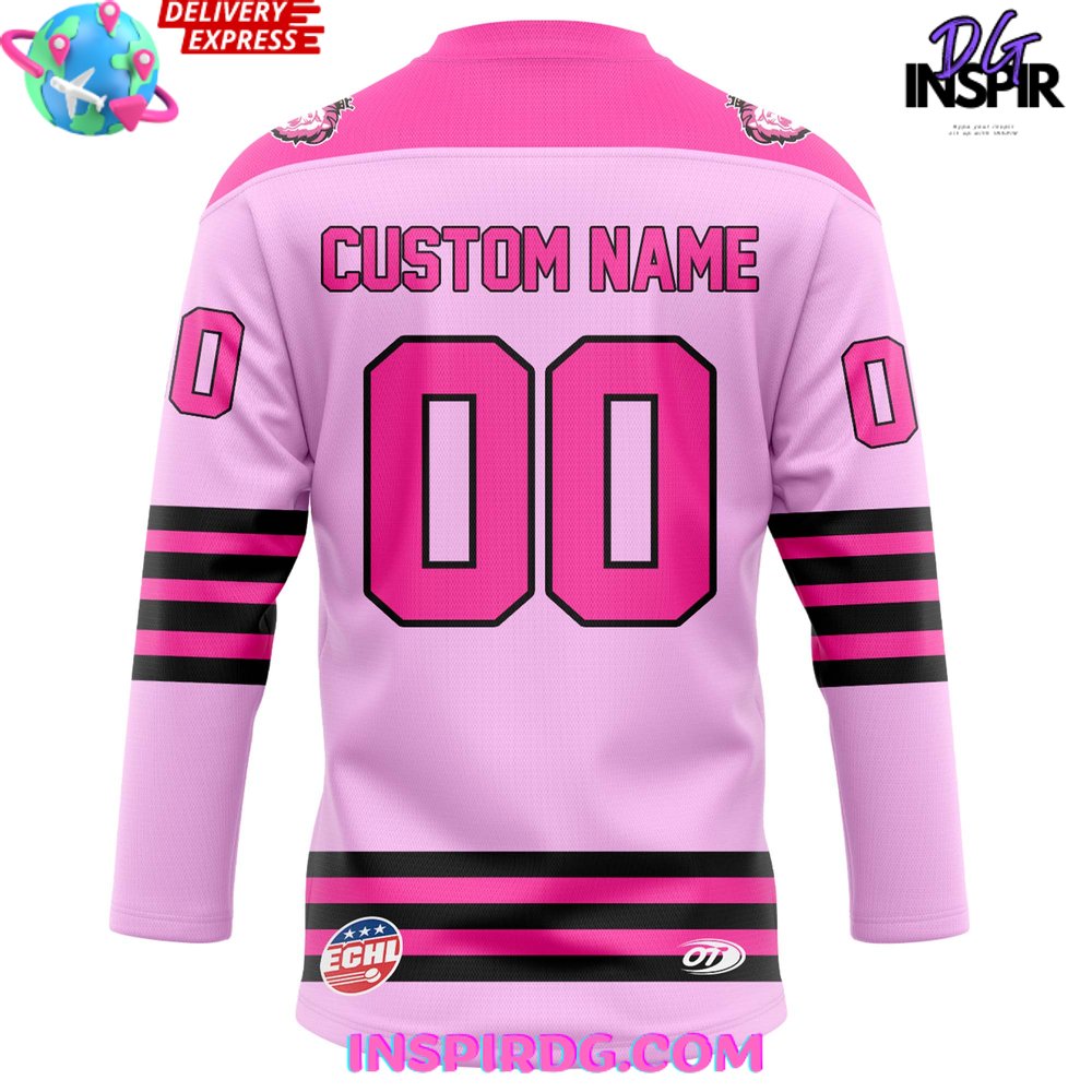 Reading Royals Pink In The Rink 2025 Hockey Jersey - Image 3