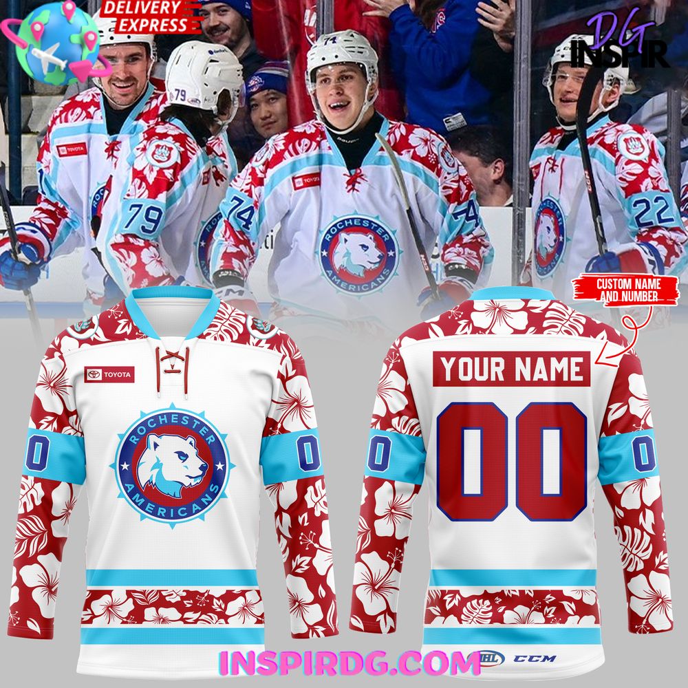 Rochester Americans Noel Night 2024 Hockey Jersey