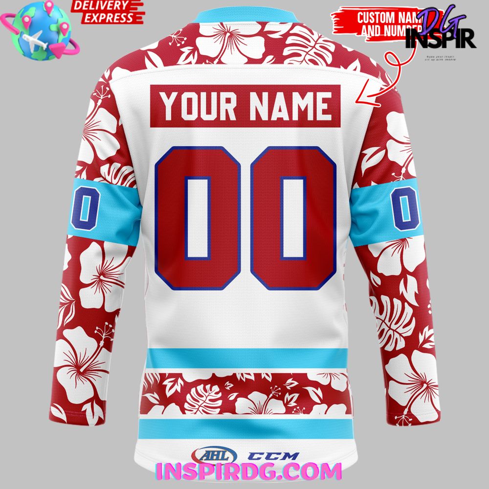 Rochester Americans Noel Night 2024 Hockey Jersey - Image 3