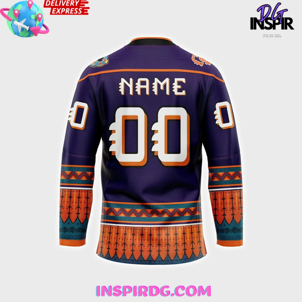Sj Barracuda Tigres Del Mar 2025 Special Hockey Jersey - Image 3