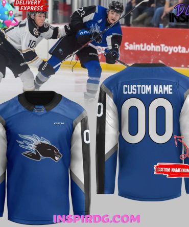 Saint John Sea Dogs 2024 Blue Hockey Jersey