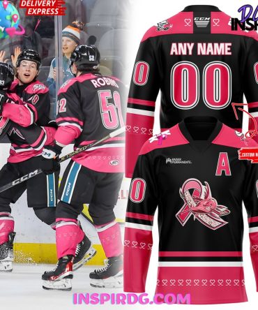 San Jose Barracuda Pink In The Rink Special Edition Hockey Jersey
