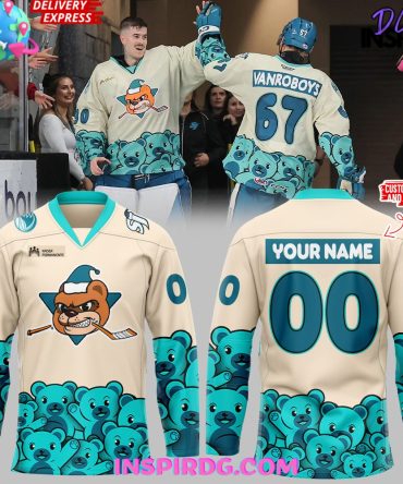 San Jose Barracuda Teddy Bear Special Hockey Jersey