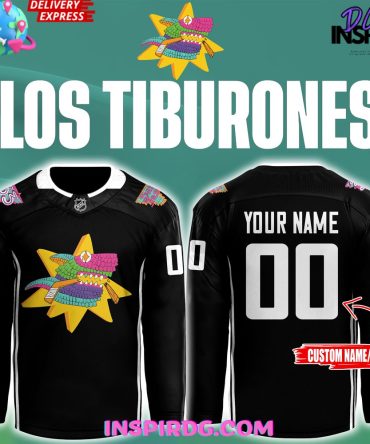 San Jose Sharks Los Tiburones 2024 Black Hockey Jersey