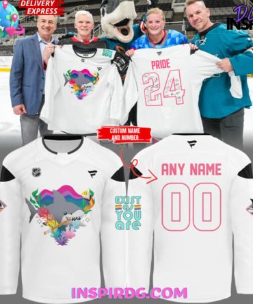 San Jose Sharks Pride Night 2025 Hockey Jersey