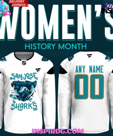 San Jose Sharks Women’S History Month 2025 Hockey Jersey