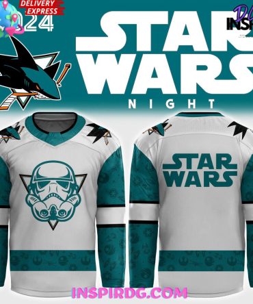 San Jose Sharks X Star Wars Night 2024 Hockey Jersey