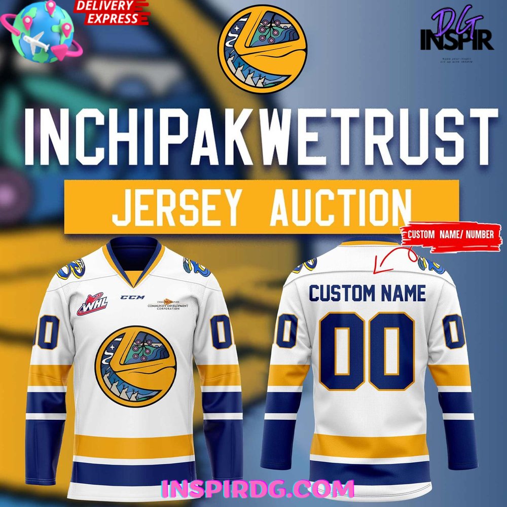 Saskatoon Blades Inchipakwetrust Special Hockey Jersey