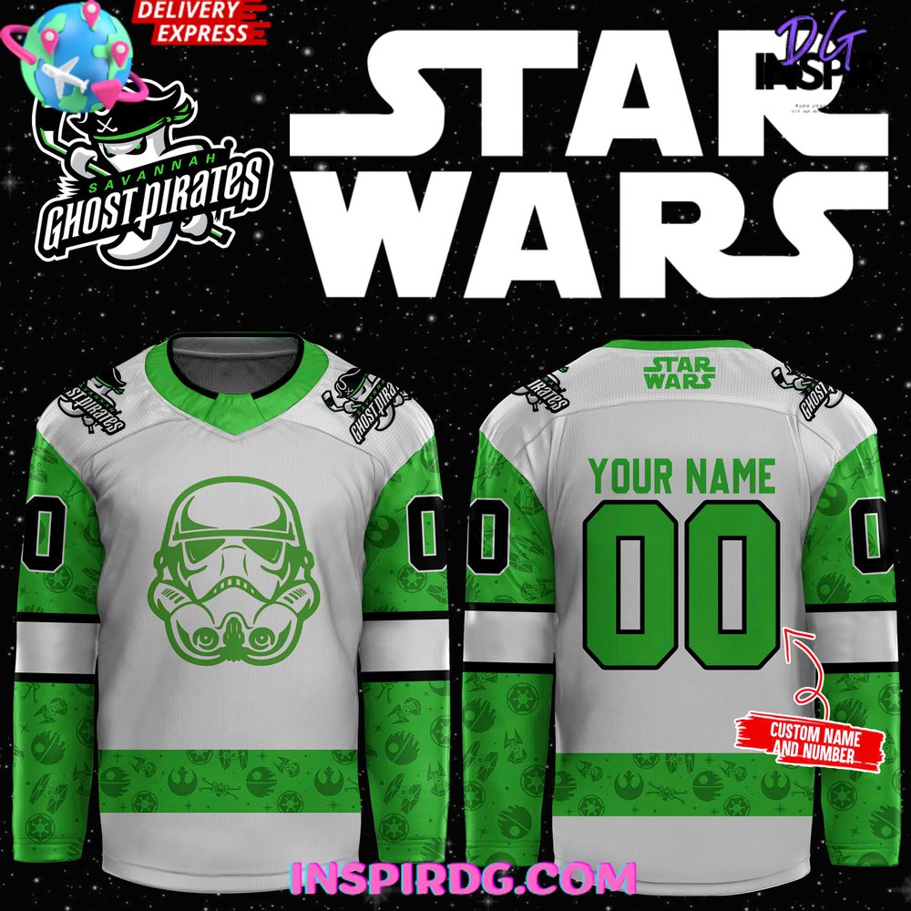 Savannah Ghost Pirates 2025 Star Wars Night Hockey Jersey