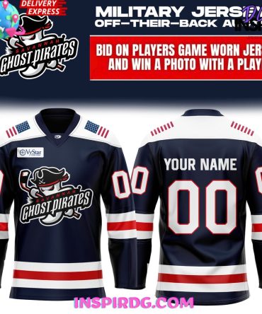 Savannah Ghost Pirates Military Appreciation Night 2024 Hockey Jersey
