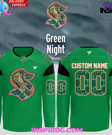 Seattle Kraken Green Night 2025 Hockey Jersey