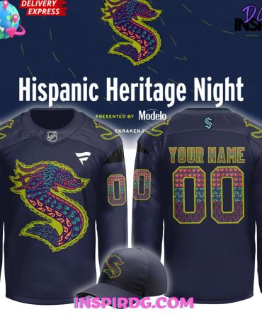 Seattle Kraken Hispanic Heritage Night 2024 Custom Hockey Jersey