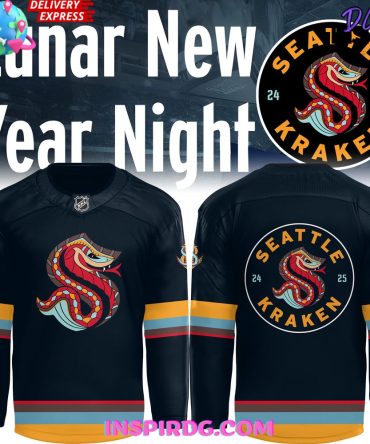 Seattle Kraken Lunar New Year Night 2025 Hockey Jersey