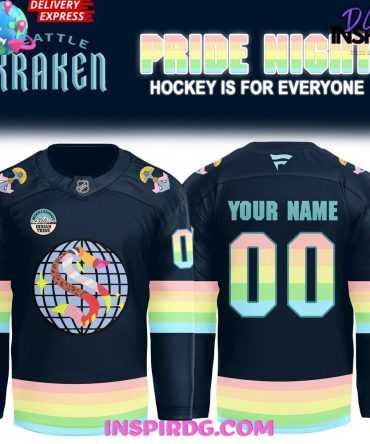 Seattle Kraken Pride Night Special Edition Hockey Jersey