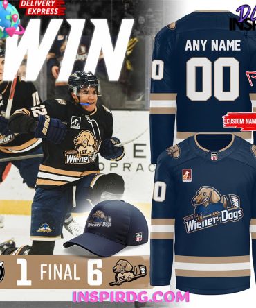 Sioux Falls Stampede Wiener Dogs Alternate Authentic Game Blue Jersey