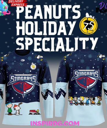 South Carolina Stingrays Peanuts Night Specialty Hockey Jersey