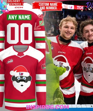 Spokane Chiefs Christmas 2024 Hockey Jersey