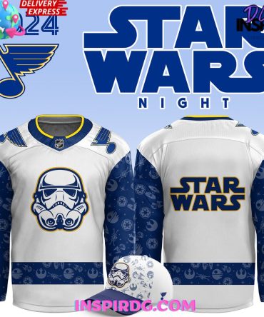 St. Louis Blues X Star Wars Night 2024 Hockey Jersey
