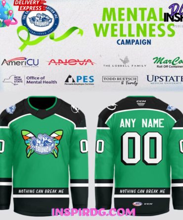 Syracuse Crunch Mental Wellness 2025 Hockey Jersey