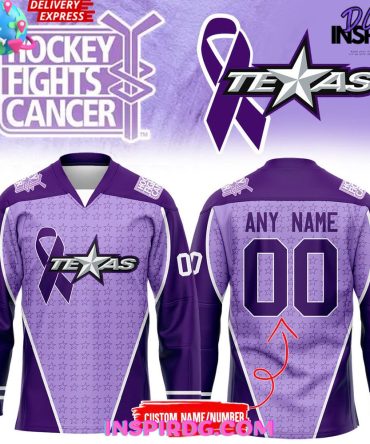 Texas Stars Hockey Fighting Cancer 2024 Hockey Jersey