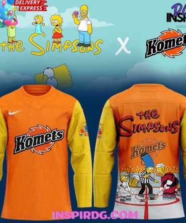 The Simpsons X Fort Wayne Komets Special Hockey Jersey