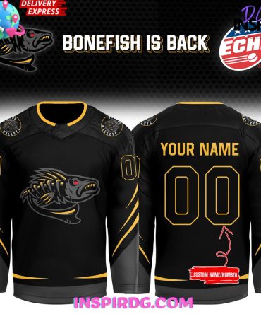 Toledo Walleye Bonefish Is Back Special Hockey Jersey