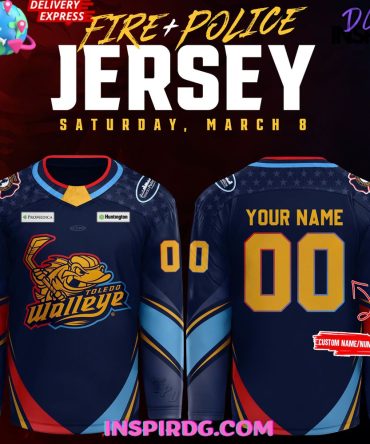 Toledo Walleye Fire & Police Hockey Jersey
