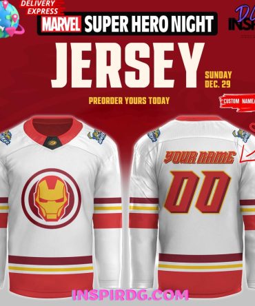 Toledo Walleye Marvel Super Hero Night 2024 Hockey Jersey
