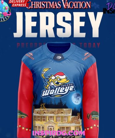 Toledo Walleye X Christmas Vacation 2024 Hockey Jersey