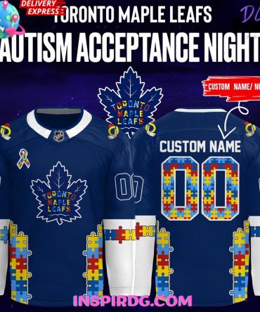 Toronto Maple Leafs Autism Awareness Night 2025 Hockey Jersey