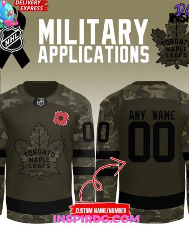 Toronto Maple Leafs Military Appreciation Night 2024 Hockey Jersey
