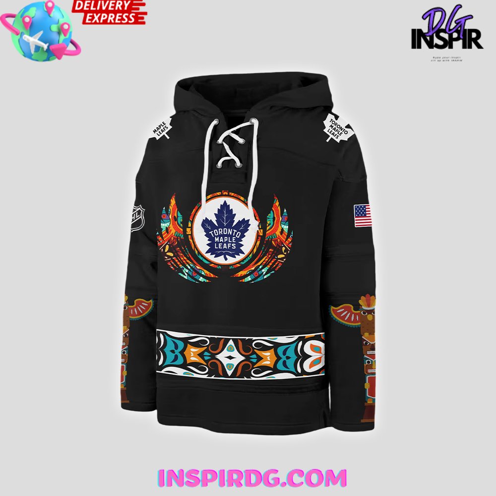 Toronto Maple Leafs Native American Heritage Month Special Hockey Jersey - Image 2