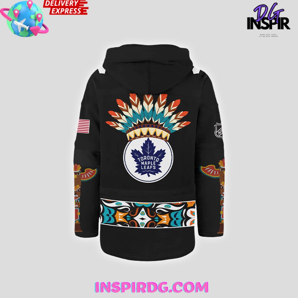 Toronto Maple Leafs Native American Heritage Month Special Hockey Jersey - Image 3