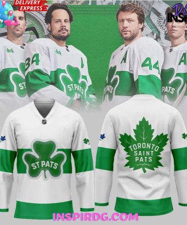 Toronto Maple Leafs Saint Patricks Day 2024 Hockey Jersey