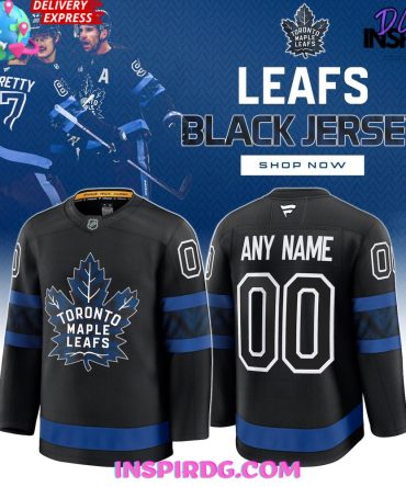Toronto Maple Leafs X Drew House Special Black Jersey