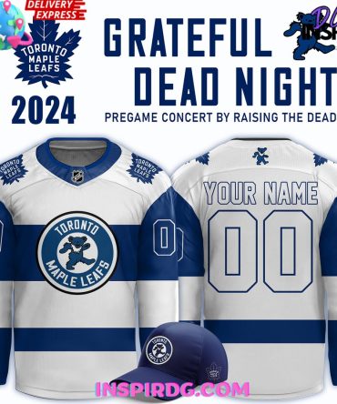 Toronto Maple Leafs X Grateful Dead Night 2024 Hockey Jersey
