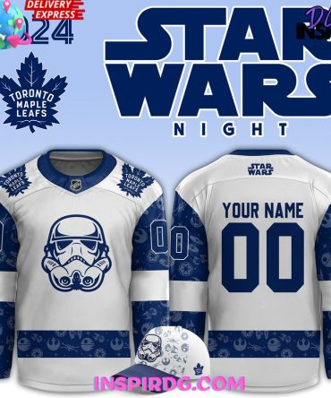 Toronto Maple Leafs X Star Wars Night 2024 Custom Hockey Jersey