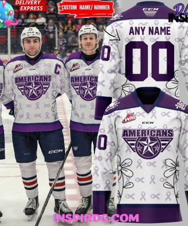 Tri-City Americans Alzheimer’S Awareness Special Hockey Jersey
