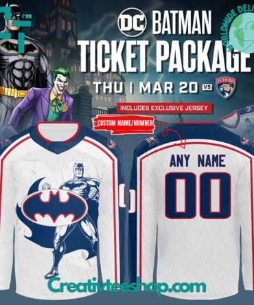 Columbus Blue Jackets X Batman Special New Hockey Jersey