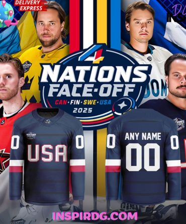 4 Nations Face-Off 2025 Usa Team Special Edition Hockey Jersey