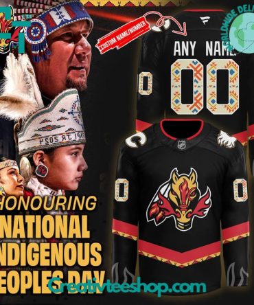 Calgary Flames X National Indigenous Peoples Day Special Hockey Jersey
