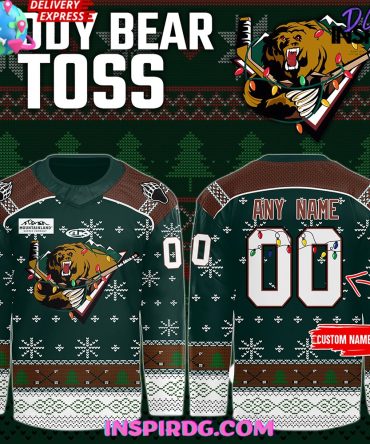 Utah Grizzlies Teddy Bear Toss 2024 Special Hockey Jersey