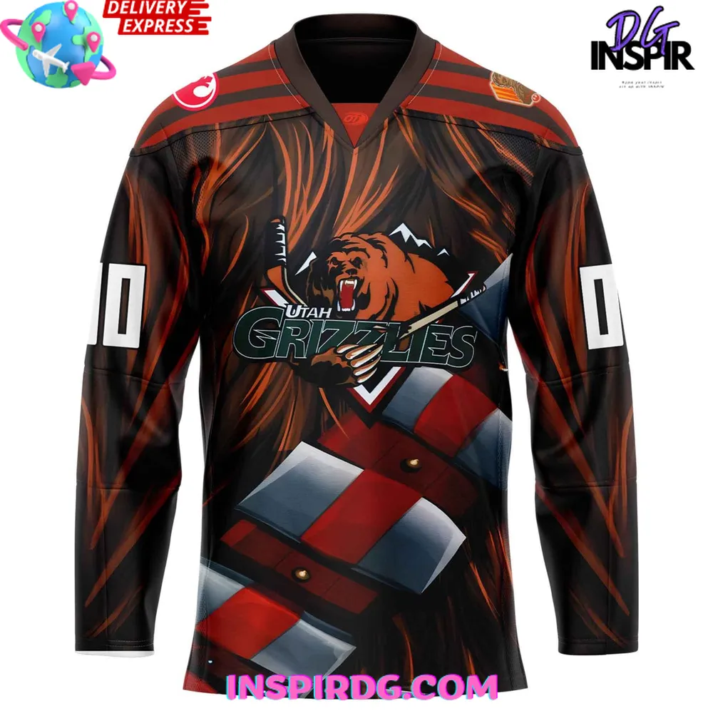 Utah Grizzlies X Galaxy 2025 Hockey Jersey - Image 2
