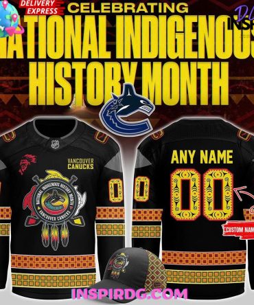 Vancouver Canucks 2025 National Indigenous History Personalized Hockey Jersey