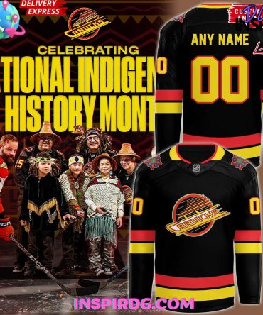 Vancouver Canucks National Indigenous History Month 2025 Hockey Jersey